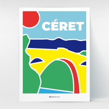 Charger l'image dans la galerie, Poster Céret Illustration Pont du Diable