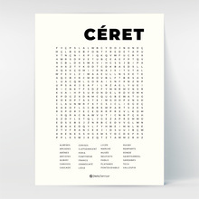 Charger l'image dans la galerie, Poster Céret en Mots Mêlés