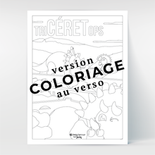 Charger l'image dans la galerie, Poster / coloriage Dinosaures à Céret