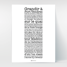 Charger l'image dans la galerie, Affiche Poster Hello Terroir Grandir à Port-Vendres