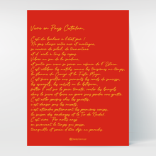 Charger l'image dans la galerie, Poster Vivre en Pays Catalan - Manuscrit