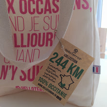 Charger l'image dans la galerie, Sac à vin 3 compartiments "Je bois du vin... Collioure" - Fabriqué en Occitanie