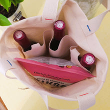 Charger l'image dans la galerie, Sac à vin 3 compartiments "Je bois du vin... Collioure" - Fabriqué en Occitanie