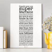 Charger l'image dans la galerie, Affiche Super Marraine - Hello Terroir aperçu dans décor