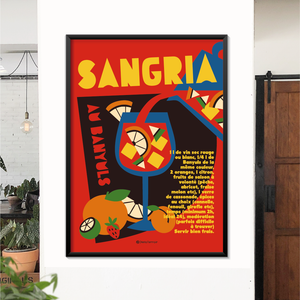 Poster Sangria au Banyuls