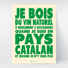 Charger l'image dans la galerie, Poster Vins Naturels
